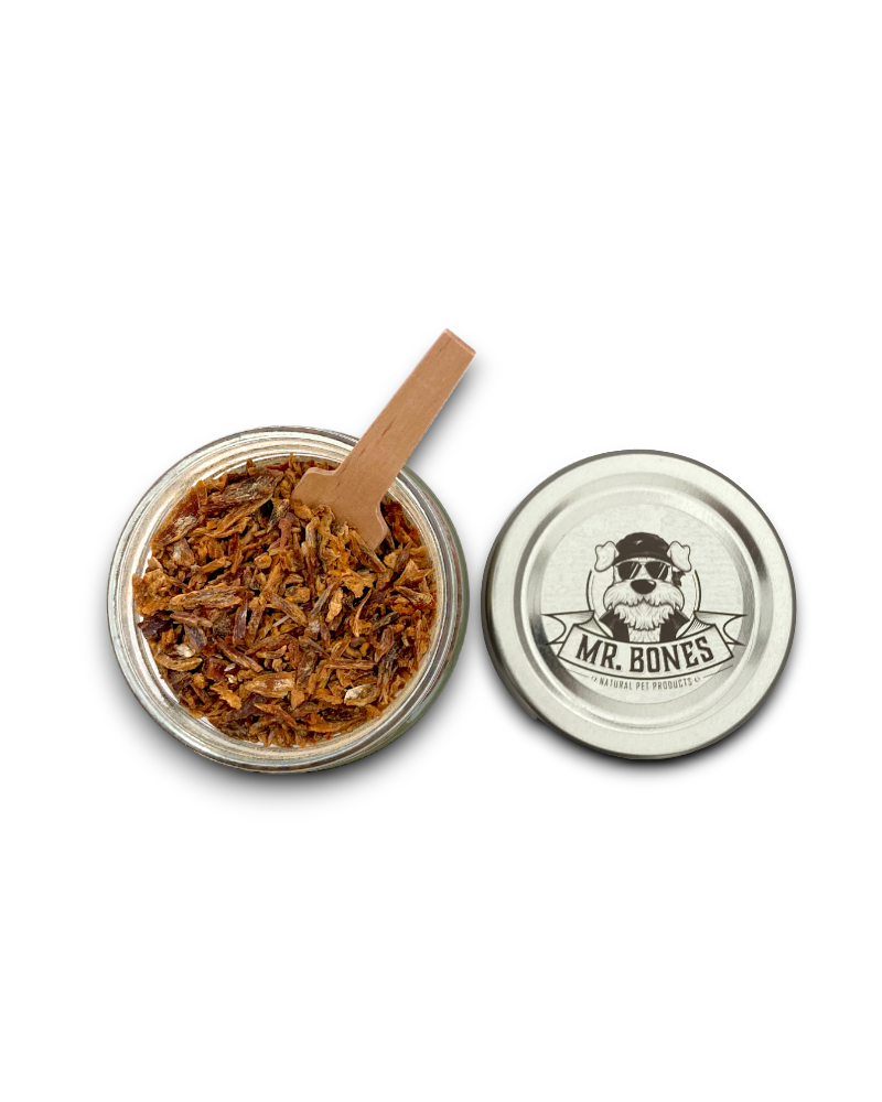 Topper Atlantische Makrele - Natürliches Ergänzungsfuttermittel für Hunde und Katzen