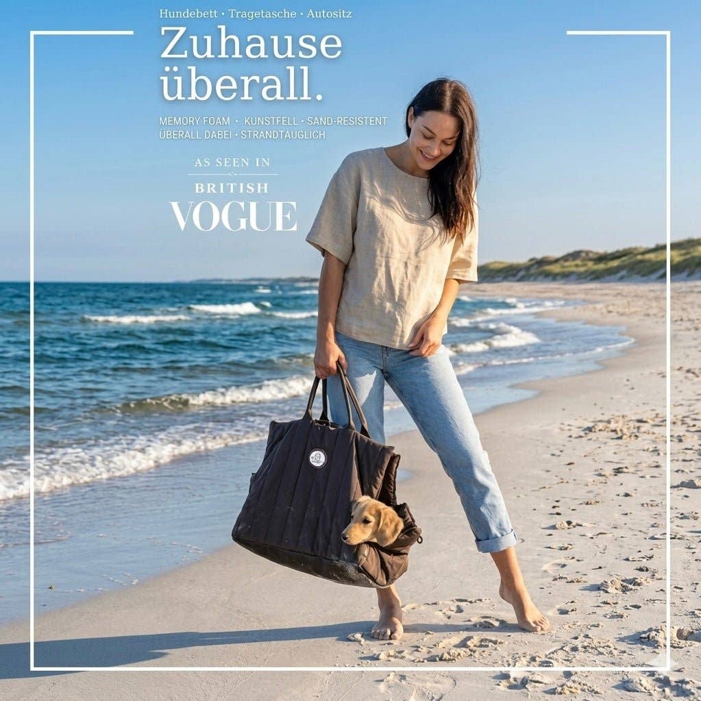 Donna 2-in-1 Hundeautositz & Hundereisetasche