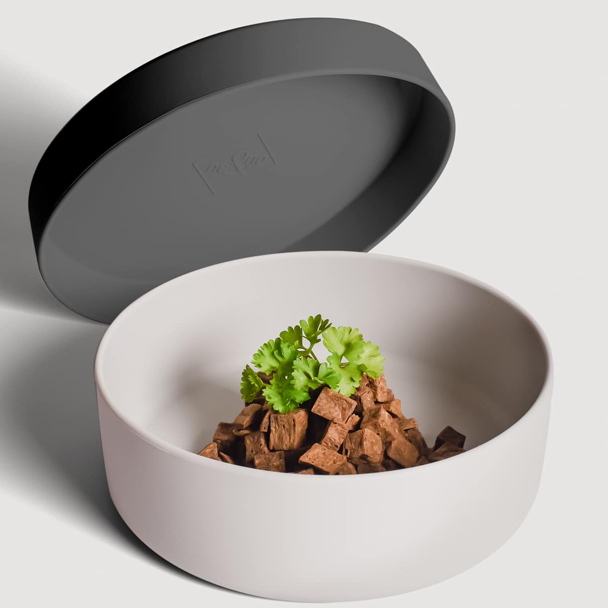 Silikon-Futternapf mit Deckel für Hunde & Katzen– MIX