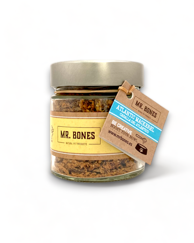 Topper Atlantische Makrele - Natürliches Ergänzungsfuttermittel für Hunde und Katzen