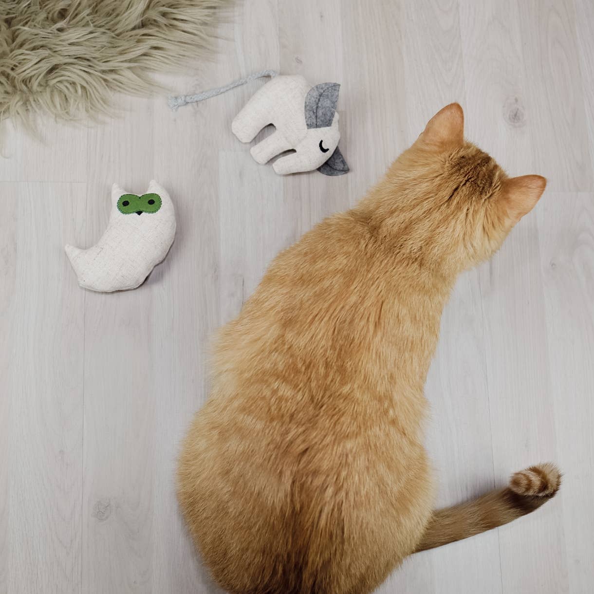 Katzenspielzeug mit Katzenminze -3er Set- inkl.Refill