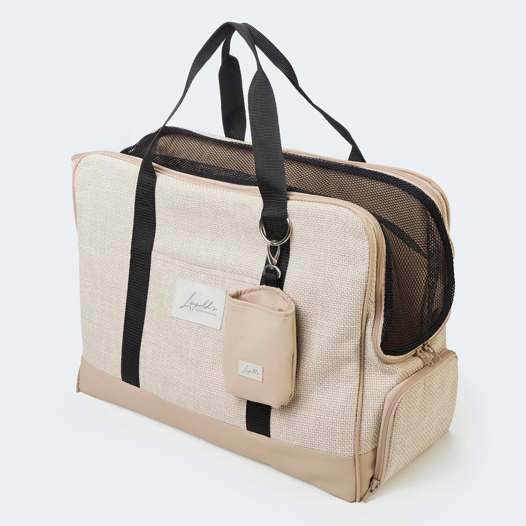 Flugtasche für Dackel und kleine Hunde mit orthopädischer Matratze