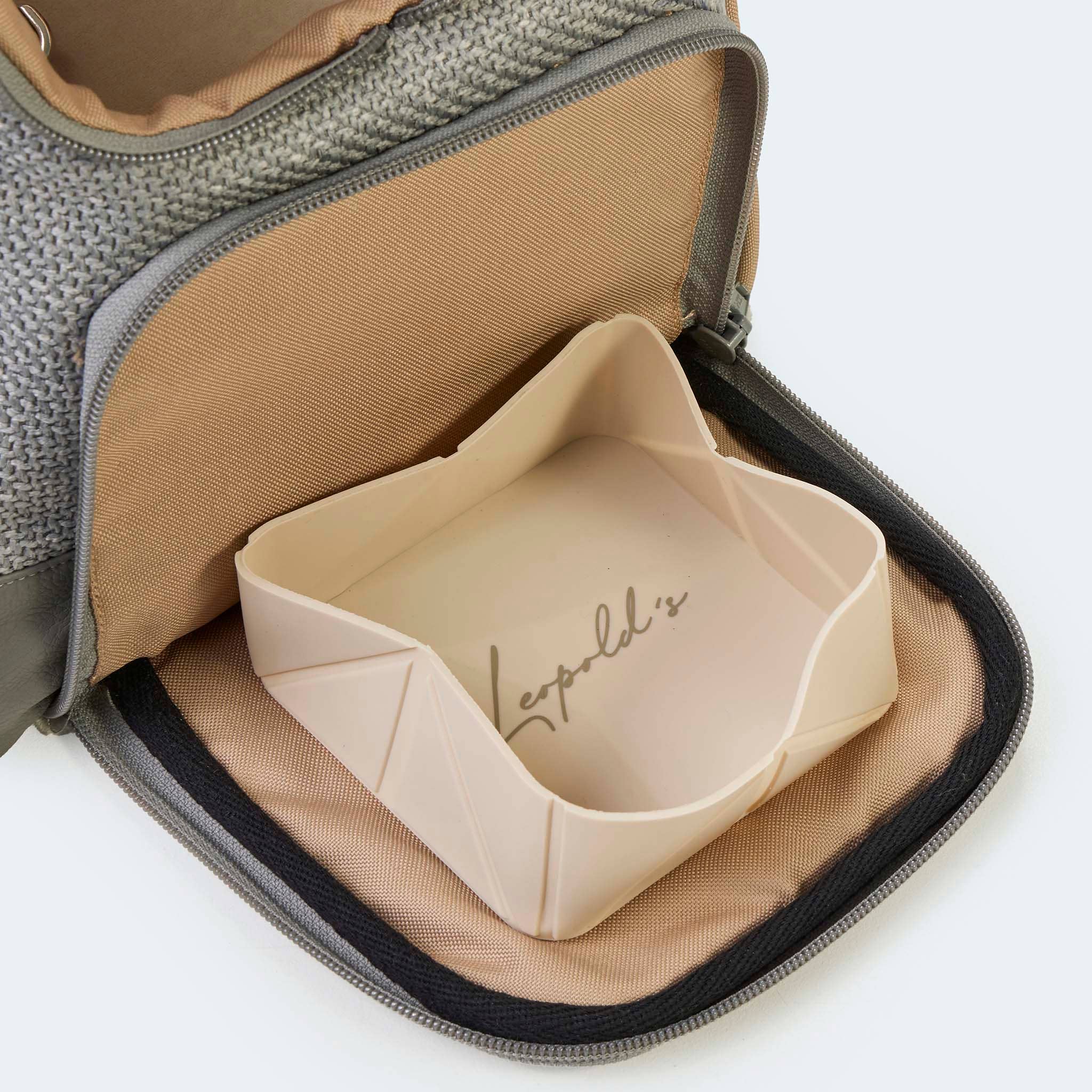 Flugtasche für Dackel und kleine Hunde mit orthopädischer Matratze