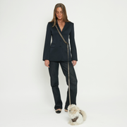 Freihändige Hundeleine – Mocca