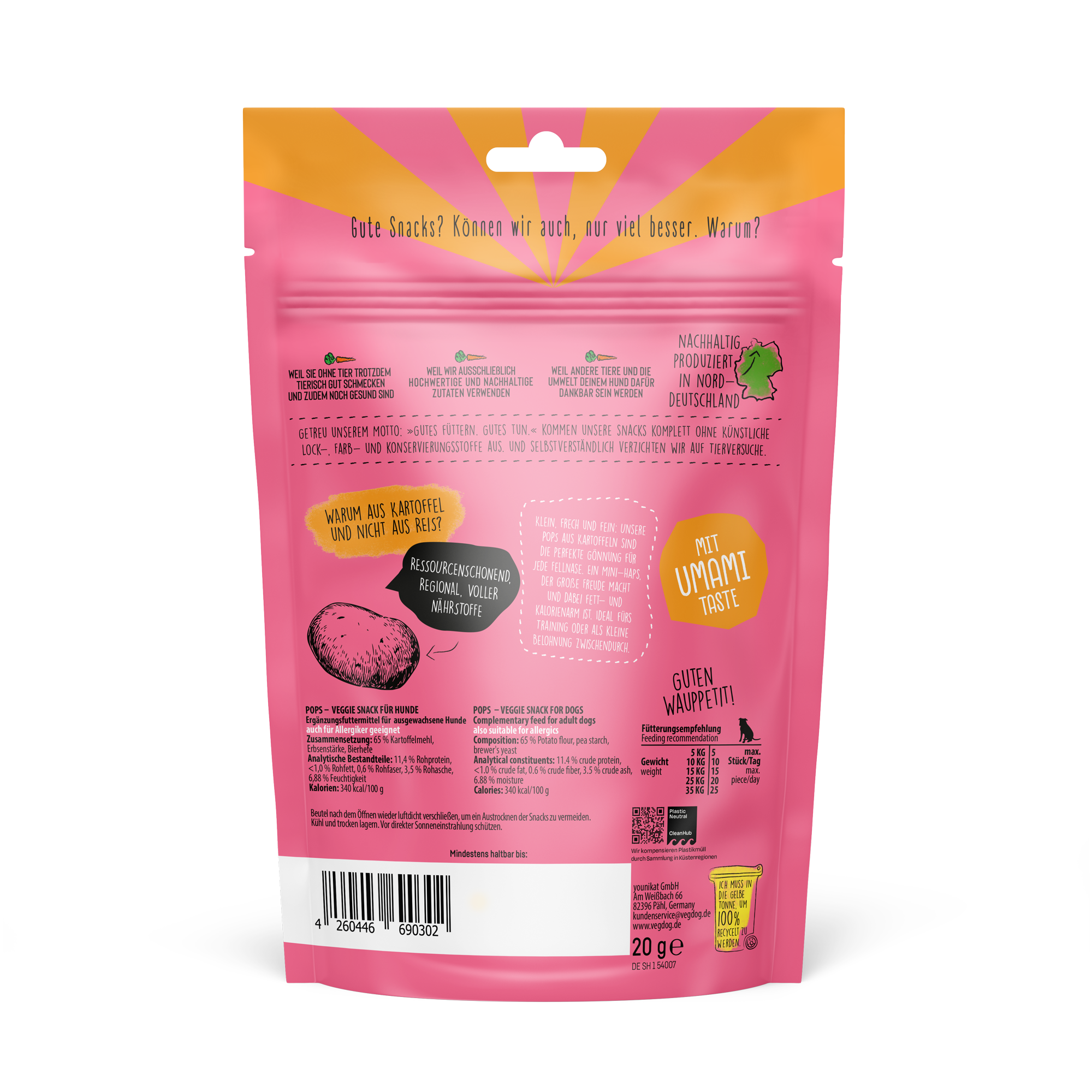 Hundepopkorn 3er Set