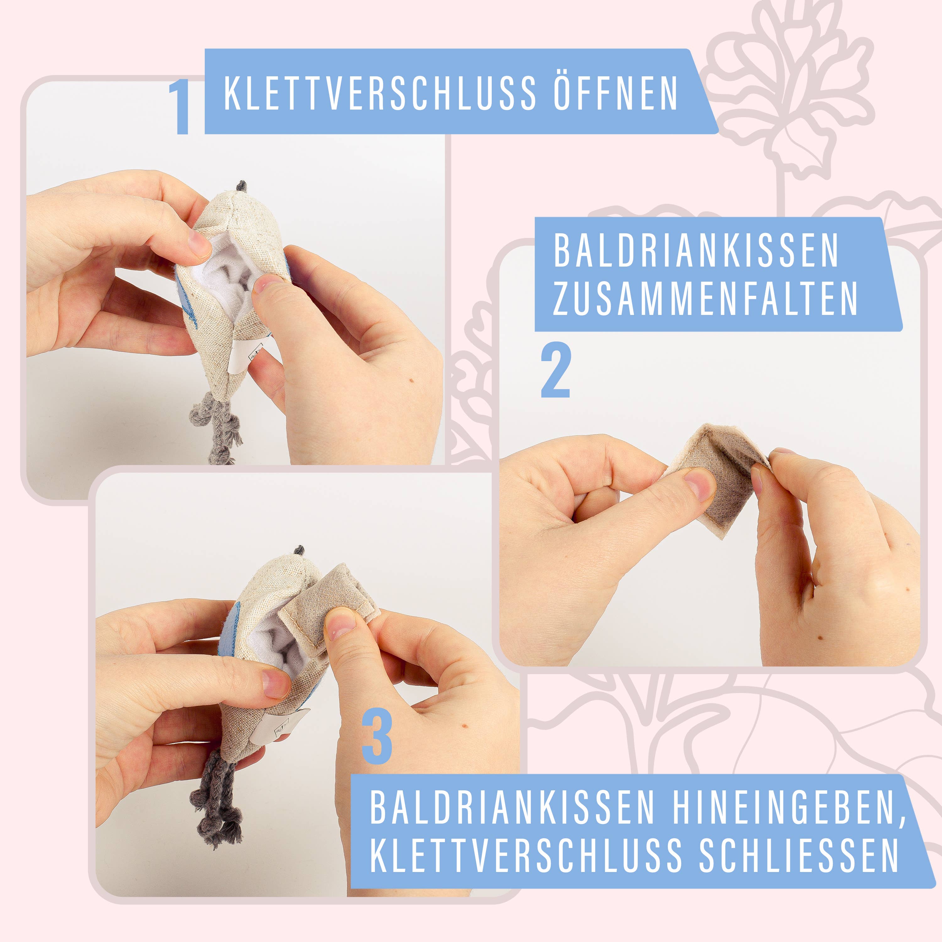 Katzenspielzeug mit Baldrian -3er Set- inkl. Refill