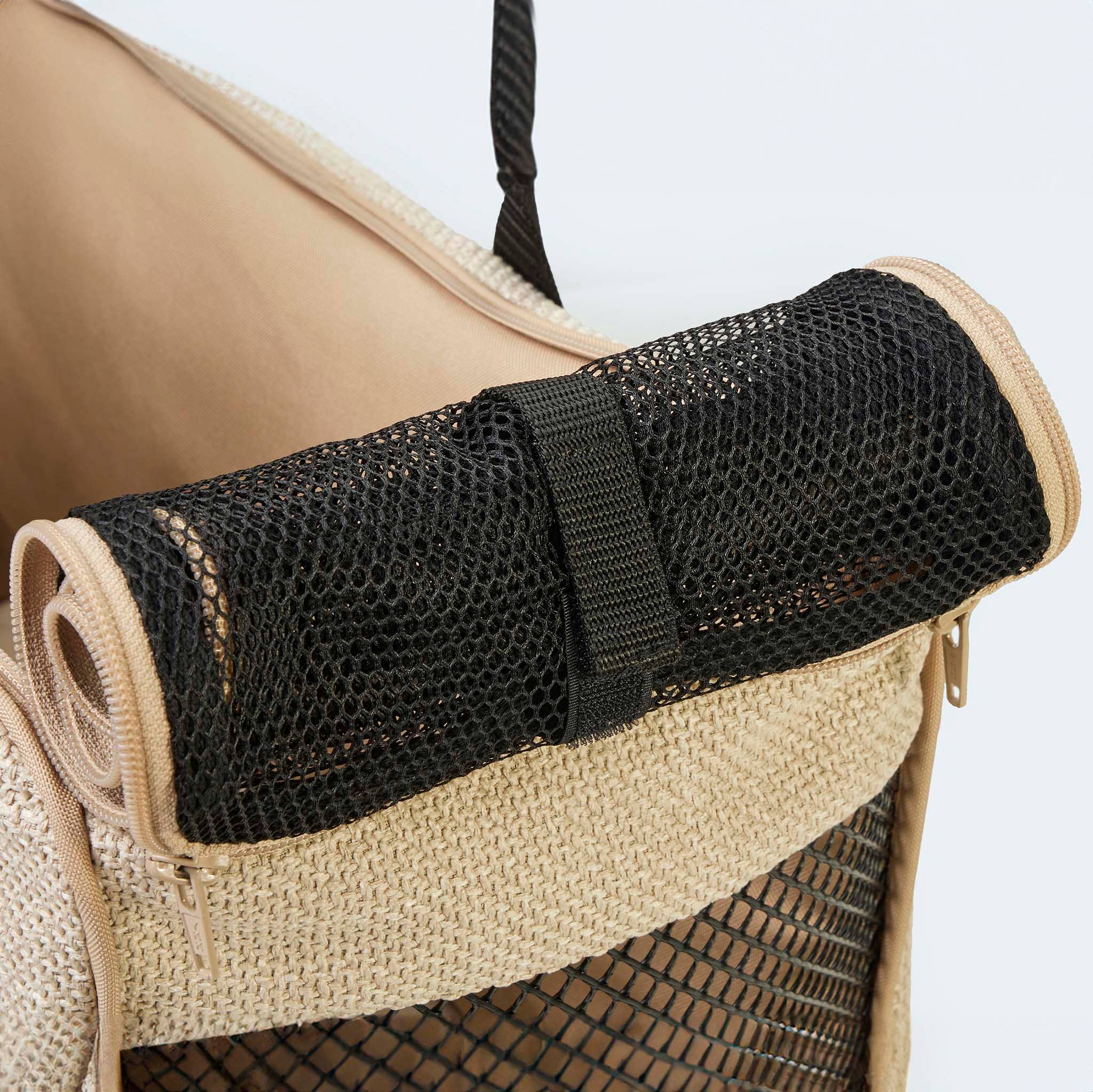 Flugtasche für Dackel und kleine Hunde mit orthopädischer Matratze