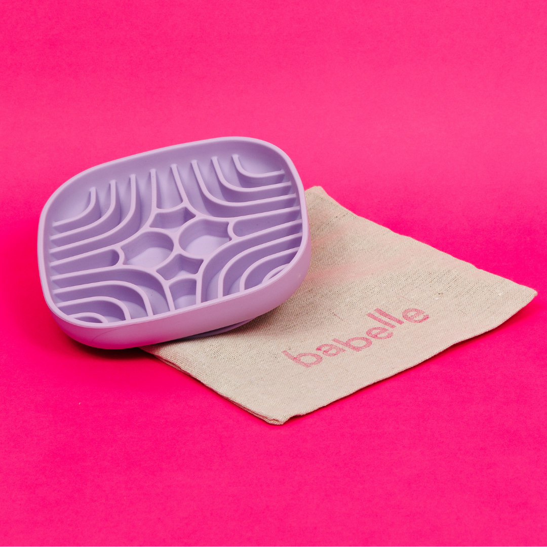 Schleckmatte Mini Maze - Flieder